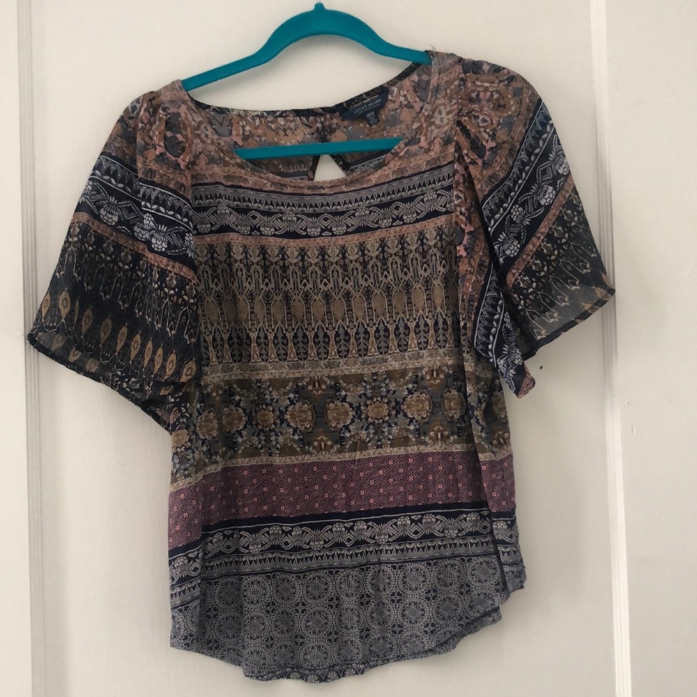 Abstract Print Top